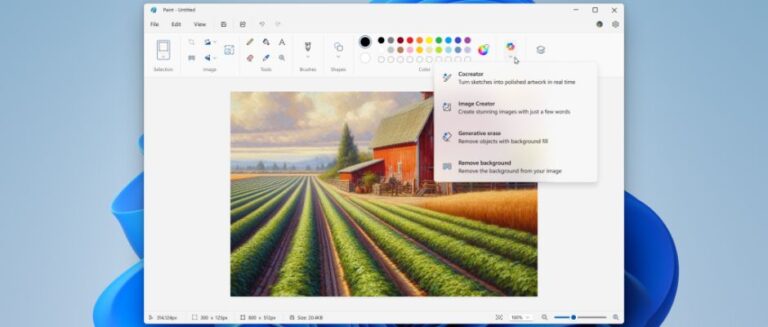 Microsoft Paint y Copilot: botón integrado en la herramienta - IAvanzados